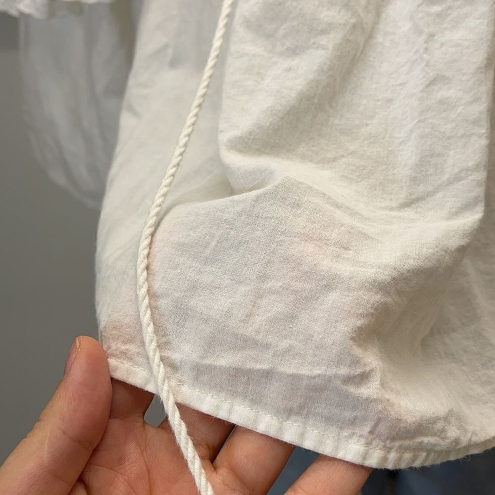 🅢🅐🅛🅔 Zhu Anthropologie Top Bronte Frill Top - Picture 8 of 16